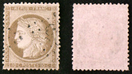 N° 58 - 10c Brun/rose CERES TB Oblit Cote 18€ - 1871-1875 Ceres