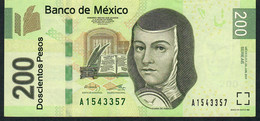 MEXICO  P125i 200 PESOS 24.6.2011 Serie AE  VF NO P.h. ! - Mexique