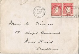 29528. Carta BAILE ATHA CLIATH (Dublin) Eire 1938. Slogan Cultivar Mas Trigo - Storia Postale