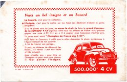 Buvard Concours 500.000e 4 CV. - Automóviles