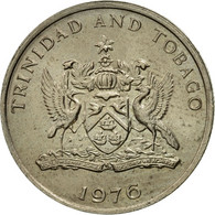 Monnaie, TRINIDAD & TOBAGO, 25 Cents, 1976, Franklin Mint, TTB, Copper-nickel - Trinité & Tobago