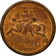 Monnaie, Lithuania, 10 Centu, 1991, TB, Bronze, KM:88 - Lituania