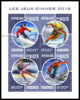 NIGER 2018 MNH** Winter Games 2018 Winterspiele 2018 Jeux D´Hiver 2018 M/S - OFFICIAL ISSUE - DH1830 - Wintersport (Sonstige)