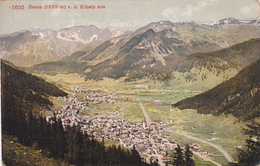 SUISSE,SWITZERLAND,SCHWEIZ,SVIZZERA,HELVETIA,SWISS ,GRISONS,DAVOS,CARTE ANCIENNE AERIENNE - Davos