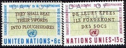 UNITED NATIONS # NEW YORK FROM 1967 STAMPWORLD 187-88 - Gebraucht