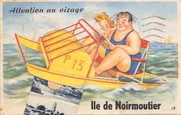 Ile De Noirmoutier 85 :  Carte A Système Multivues . Pédalo               (voir Scan) - Ile De Noirmoutier