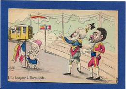 CPA Espagne Spania Caricature Alphonse XIII Roi Royalty Loubet Delcassé Mille Non Circulé Lapin - Autres & Non Classés