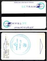 1 Ticket Transport 2017 Algeria Tram Tramway Alger Algiers Argel Billete De Transporte Tranvía - 2 Scans - Mondo