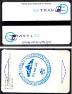 1 Ticket Transport 2017 Algeria Tram Tramway Alger Algiers Argel Billete De Transporte Tranvía - 2 Scans - Welt