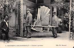 03-BOURBON-L'ARCHAMBAULT- CHAISE A PORTEUR - Bourbon L'Archambault