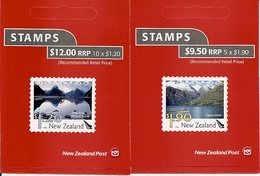 NEW ZEALAND, 2010,  Booklet 150/51, Scenic Definitives, 5x$1.90 - 10x$1.20 - Postzegelboekjes