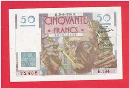 50 FRANCS LE VERRIER ETAT NEUF CINQUANTE FRANCS BILLET BANQUE DE FRANCE - 50 F 1946-1951 ''Le Verrier''