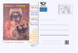 Tchéquie / Cartes Post. (Pre2014/03) Charlemagne (742-814) Peintre Maître Théodoric De Prague "Charlemagne" - Covers