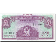 Billet, Grande-Bretagne, 1 Pound, 1962, KM:M36a, SPL - British Armed Forces & Special Vouchers