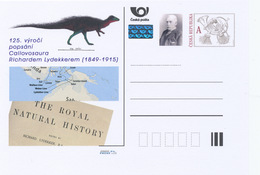 Tchéquie / Cartes Post. (Pre2014/07) 125ème Anniversaire De La Description De Callovosaurus Richard Lydekker (1849-1915) - Buste