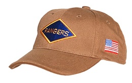 Casquette Beige RANGERS 2nd Battalion Pointe Du Hoc Omaha Utah D DAY JEEP Cap - Headpieces, Headdresses