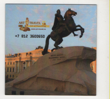Alt1042 Art Travel Russia Magnete Magnet Voyage Agency Russie Statua Statue Moscow San Pietroburgo - Autres & Non Classés
