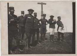 Photo Originale Beau Format XIXème Chasseurs Alpins état Major Croix TSF Hautes Basses Alpes Manoeuvres - Ancianas (antes De 1900)