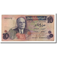 Billet, Tunisie, 10 Dinars, 1973-10-15, KM:72, TB - Tunesien