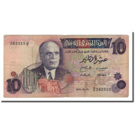 Billet, Tunisie, 10 Dinars, 1973-10-15, KM:72, TB - Tunisie
