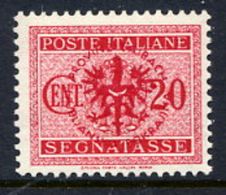 LJUBLJANA PROVINCE 1944 Postage Due 20 C. MNH / **.  Michel Porto 3 - Besetzungen 1938-45