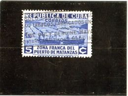 B -. 1936 Cuba - Zona Franca - Oblitérés