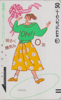 Télécarte Ancienne Japon / 110-009 - CROIX ROUGE / Groupe SANG O - RED CROSS Japan Front Bar Phonecard - ROTES KREUZ 561 - Publicité