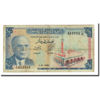 Billet, Tunisie, 1/2 Dinar, 1965-06-01, KM:62a, TB - Tunisia