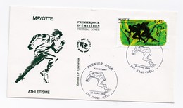 FDC DU 23/03/2002 - ATHLETISME - Storia Postale