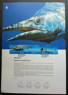 Portugal WWF Fish 2004 (stamp On Info Sheet) - Brieven En Documenten