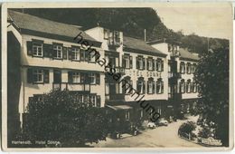 Herrenalb - Hotel Sonne - Foto-AK - Verlag Gebr. Metz Tübingen - Bad Herrenalb