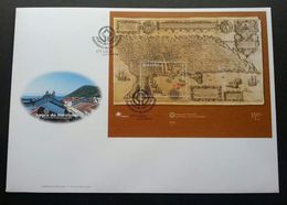 Portugal Cultural Inheritance 2001 (miniature FDC) - Lettres & Documents