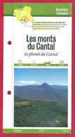 Fiches Randonnées Et Promenades, Les Monts Du Cantal, Cantal (15), Région Auvergne - Sport