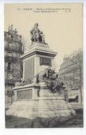 CPA - 75 - Paris - Statue - Alexandre Dumas - Place Malesherbes - Standbeelden