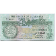 Billet, Guernsey, 1 Pound, 1980-1989, Undated (1980-1989), KM:48a, NEUF - Guernsey