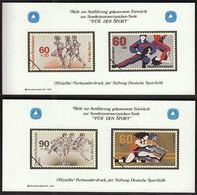 Germany 1982 / Athletics / For Sport / Sporthilfe / Farbsonderdruck, Color Proof - Atletismo