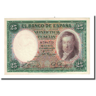 Billet, Espagne, 25 Pesetas, 1931-04-25, KM:81, NEUF - 25 Pesetas