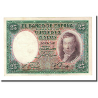 Billet, Espagne, 25 Pesetas, 1931-04-25, KM:81, SPL - 25 Pesetas