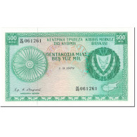 Billet, Chypre, 500 Mils, 1979, 1979-09-01, KM:42c, NEUF - Cyprus