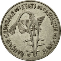 Monnaie, West African States, 100 Francs, 1989, Paris, TTB, Nickel, KM:4 - Côte-d'Ivoire