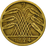 Monnaie, Allemagne, République De Weimar, 5 Rentenpfennig, 1924, Hambourg, TTB - 5 Rentenpfennig & 5 Reichspfennig