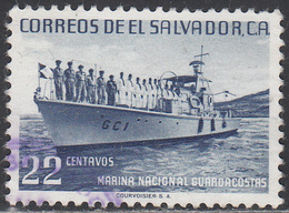 EL SALVADOR     SCOTT NO. 670      USED    YEAR 1954 - El Salvador