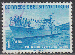 EL SALVADOR     SCOTT NO. 673      USED    YEAR 1954 - El Salvador