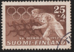 1952 HELSINKI OLYMPIC . USED  STAMP  FROM FINLAND HIGH VALUE - Sommer 1952: Helsinki