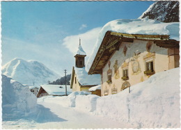 Oberleutasch, Tirol - Straßenmotiv - Obergasse Gegen Die Hohe Munde - (Austria) - Leutasch