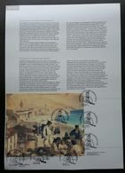 Portugal Landscapes And Tradities 2001 (stamp + Ms On Info Sheet) *2 Pages - Covers & Documents