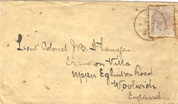 1886- Cover Fr. Y & T N°64  From ROTORUA  To England - Cartas & Documentos