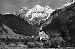 SUISSE KANDERSTEG EGLISE CATHOLIQUE CARTE PHOTO DENTELEE PM - Steg