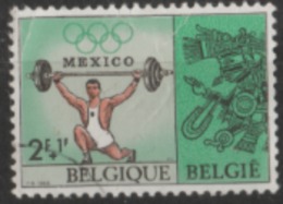 1968 MEXICO CITY  OLYMPIC USED STAMP FROM BELGIUM - Zomer 1968: Mexico-City