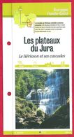 Fiches Randonnées Et Promenades, Les Plateaux Du Jura (39), Le Hérisson Et Les Cascades, Région Bourgogne Franche-Comté - Sports